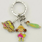 Studio Ghibli My Neighbor Totoro – 3-Piece Keyring Set Corn Mei Catbus