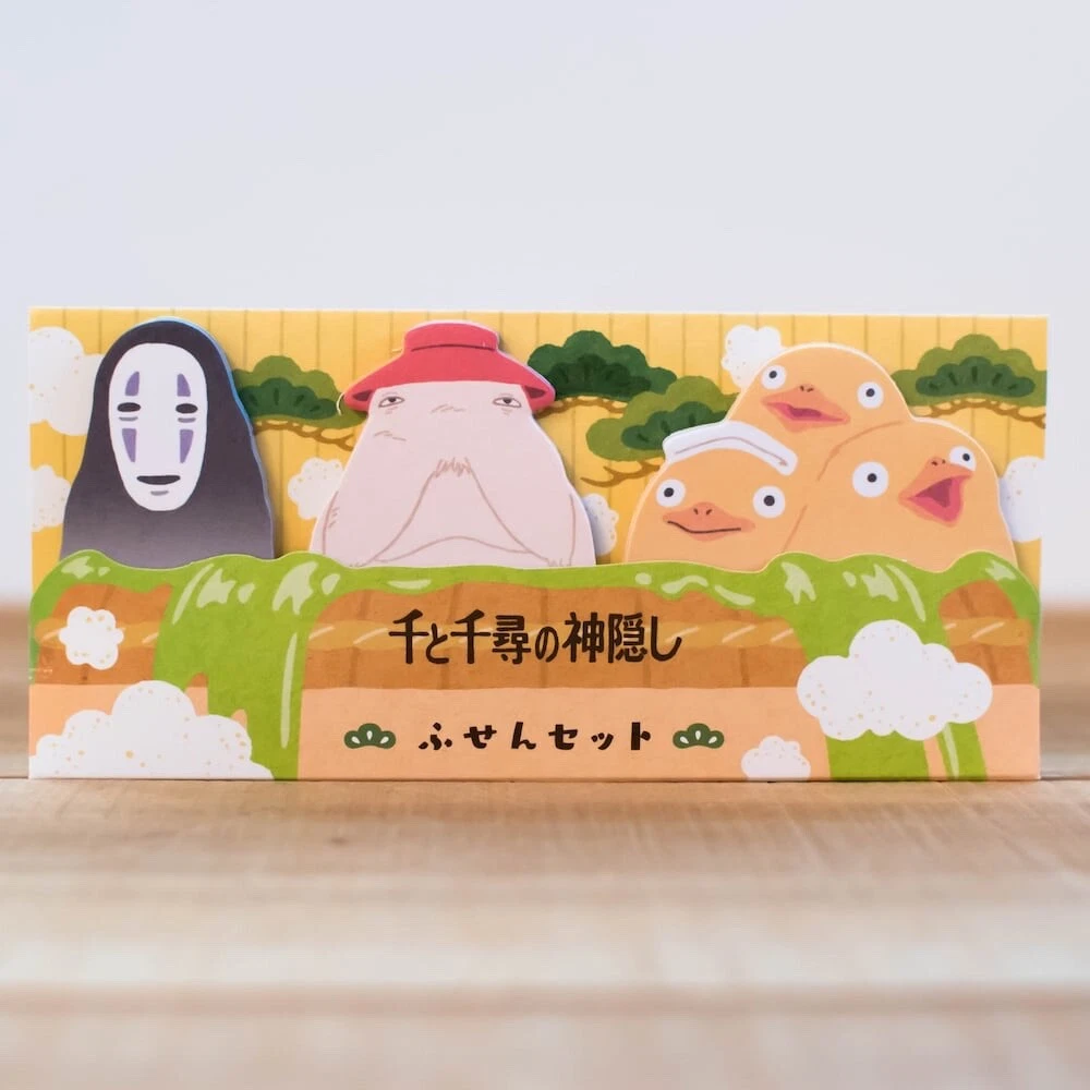 Studio Ghibli Die-Cut Sticky Notes Set Totoro Spirited Away Howl’s Kiki’s