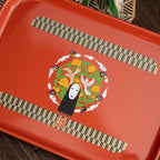Studio Ghibli Spirited Away Lacquer-Style Tray – Traditional Japanese Design