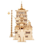 Studio Ghibli Spirited Away Wooden – The Bathhouse (Aburaya) with LED Light