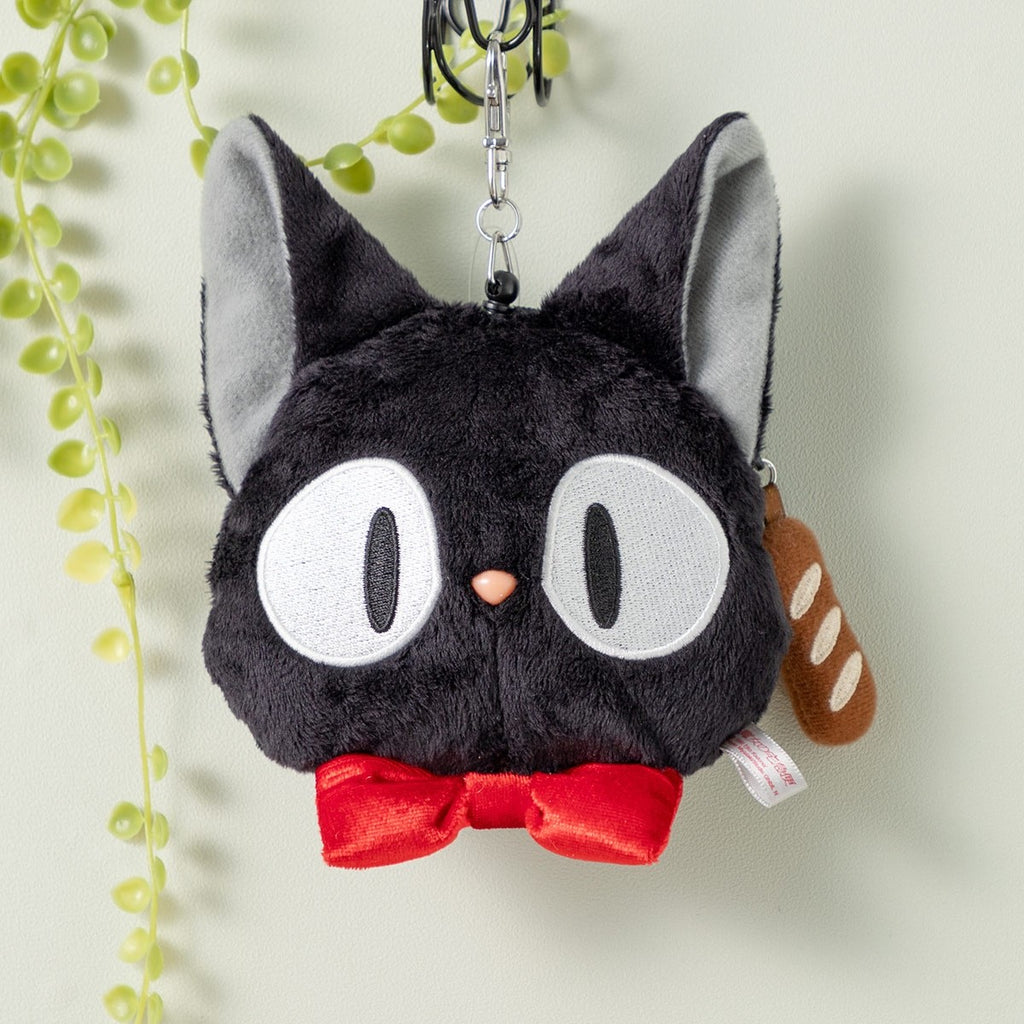 Studio Ghibli Totoro Jiji Reel Pass Case Card Holder Zipper Pouch Keychain