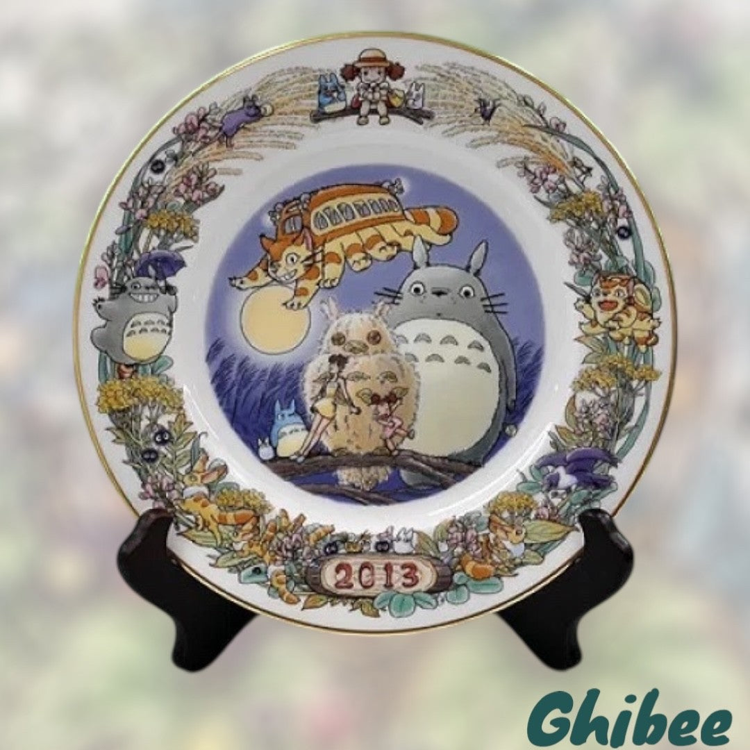 Rare Studio Ghibli Noritake Totoro Memorial Collector Plate 1997–2013 Official