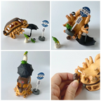 Studio Ghibli My Neighbor Totoro Stacking Figure Catbus Noseru Character Set