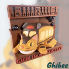 Studio Ghibli Museum Exclusive - Catbus Room Relief Magnet (My Neighbor Totoro)