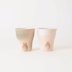 Studio Ghibli My Neighbor Totoro Shigaraki Ware Free Cup (White) Handmade