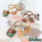 Studio Ghibli Museum My Neighbor Totoro Mei and catbus Emblem Keychain