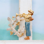 Studio Ghibli Castle in the Sky Laputa Pazu Dove Brooch Jewellery Donguri Closet