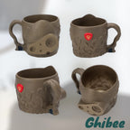 Studio Ghibli Laputa: Castle in the Sky Cup Planter Cover – Peaceful Days (Ceram