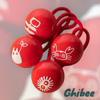 Studio Ghibli Totoro Mei Hair Tie Set 2pcs Red Acrylic Hair Bands Kids Gift