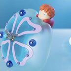 Studio Ghibli Ponyo Jellyfish Mini Desk Clock Japan Anime Cute Gift Room Decor