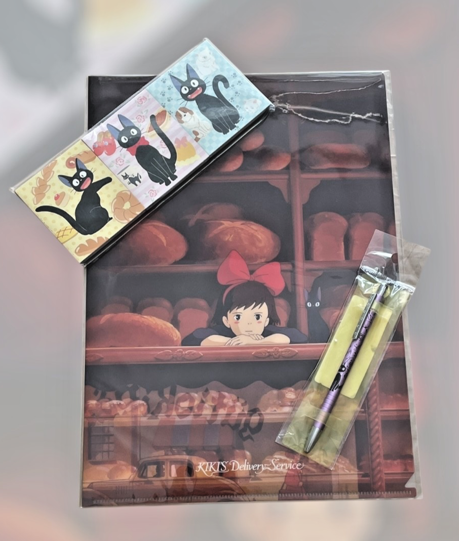 Studio Ghibli Kiki’s Delivery Service Stationery Set 3 Jiji Essentials Edition