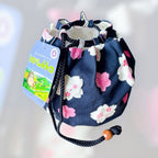 Studio Ghibli Large Totoro Drawstring Bag Chirimen Fabric Japan Gift Pouch