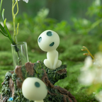 Studio Ghibli Princess Mononoke Kodama Glow Dark Mini Vase Anime Decor Gift