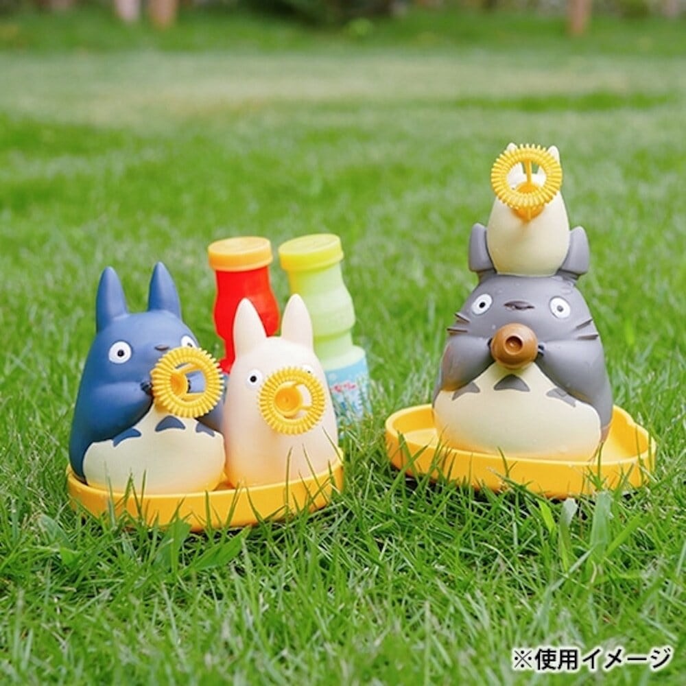 Studio Ghibli My Neighbour Totoro Bubble Set Toy Catbus Tray Kids Gift Fun