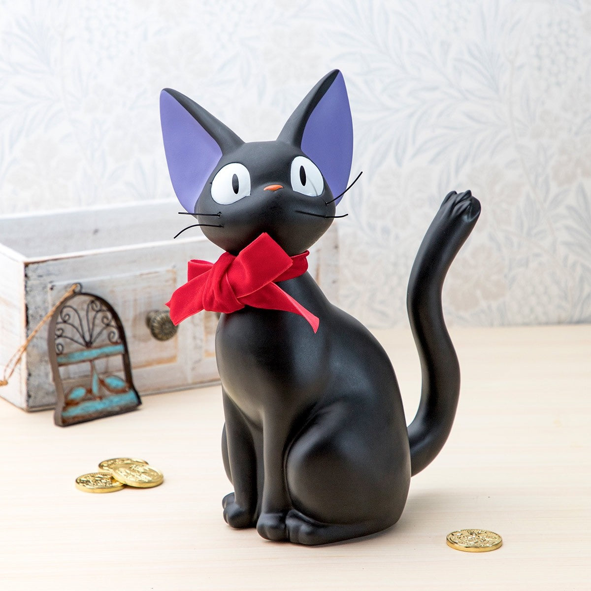 Studio Ghibli Kiki’s Delivery Service – Premium Jiji Large Coin Bank 27cm