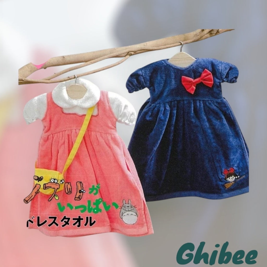 Studio Ghibli Dress Towel Kiki Mei Totoro Outfit Design Soft Cotton Totoro Gift