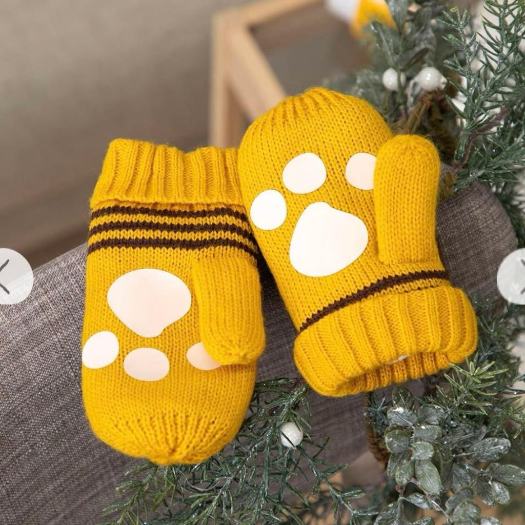 Studio Ghibli My Neighbor Totoro Catbus Knit Mittens (Kids) – Winter Accessory