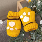 Studio Ghibli My Neighbor Totoro Catbus Knit Mittens (Kids) – Winter Accessory