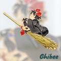 Studio Ghibli Kiki’s Delivery Service Brooch Kiki & Jiji on Broomstick GB-08