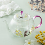 Studio Ghibli Kiki’s Delivery Service Jiji Flower Bouquet Complete Tea Set