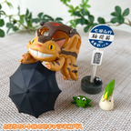 Studio Ghibli My Neighbor Totoro Stacking Figure Catbus Noseru Character Set