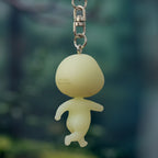 Studio Ghibli Princess Mononoke Kodama Keychain Moving Glow Keyring Gift Japan