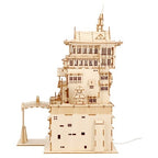 Studio Ghibli Spirited Away Wooden – The Bathhouse (Aburaya) with LED Light