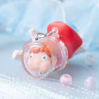 Studio Ghibli Ponyo Soft Vinyl Keychain – Stuck-in-Bottle Charm