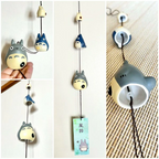 Studio Ghibli My Neighbor Totoro Ceramic Triple Wind Chime Summer Ornament