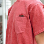 Studio Ghibli Howl’s Moving Castle x Good On Pocket Embroidery T-Shirt Calcifer