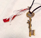 Studio Ghibli Kiki’s Delivery Service Antique Key Bag Charm Necklace Rare