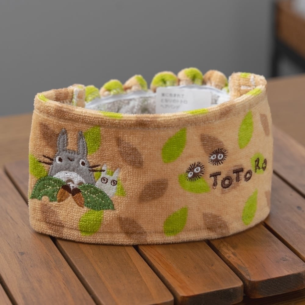 Studio Ghibli My Neighbor Totoro Organic Cotton Hair Band (Leaf Wrap)