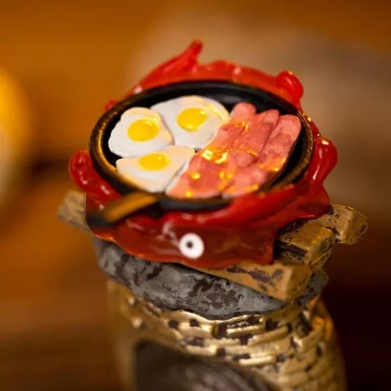 Studio Ghibli Howl’s Moving Castle Calcifer Ring Collection | Full Box Set of 6