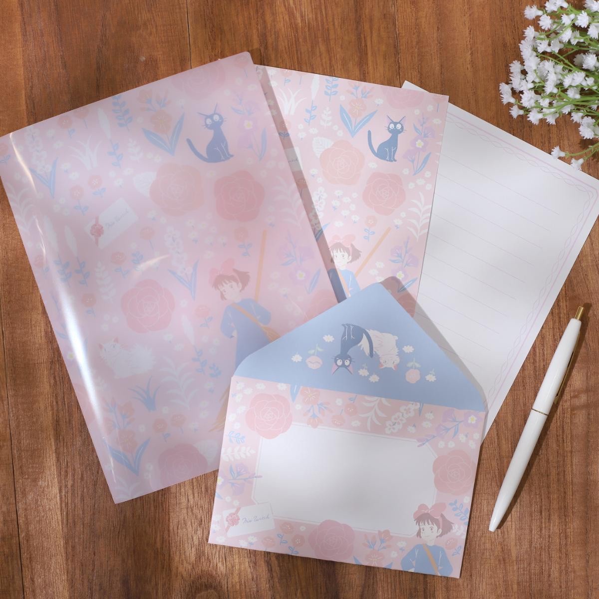 Studio Ghibli Collection Clear File Letter Set Stationery Totoro KiKi's & Howl's