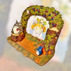 Studio Ghibli My Neighbor Totoro Acorn Arch Photo Frame Rare Collectable