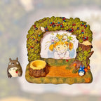 Studio Ghibli My Neighbor Totoro Acorn Arch Photo Frame Rare Collectable