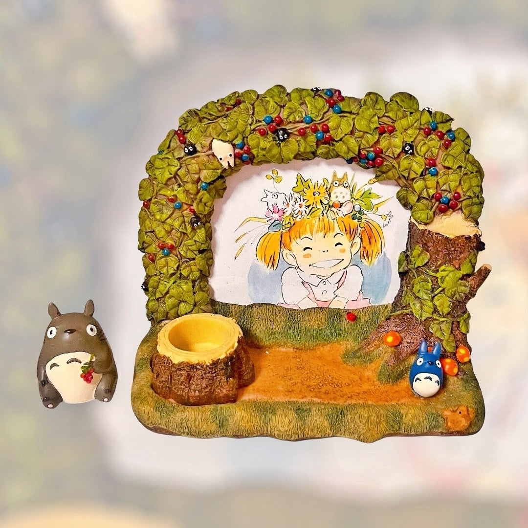 Studio Ghibli My Neighbor Totoro Acorn Arch Photo Frame Rare Collectable