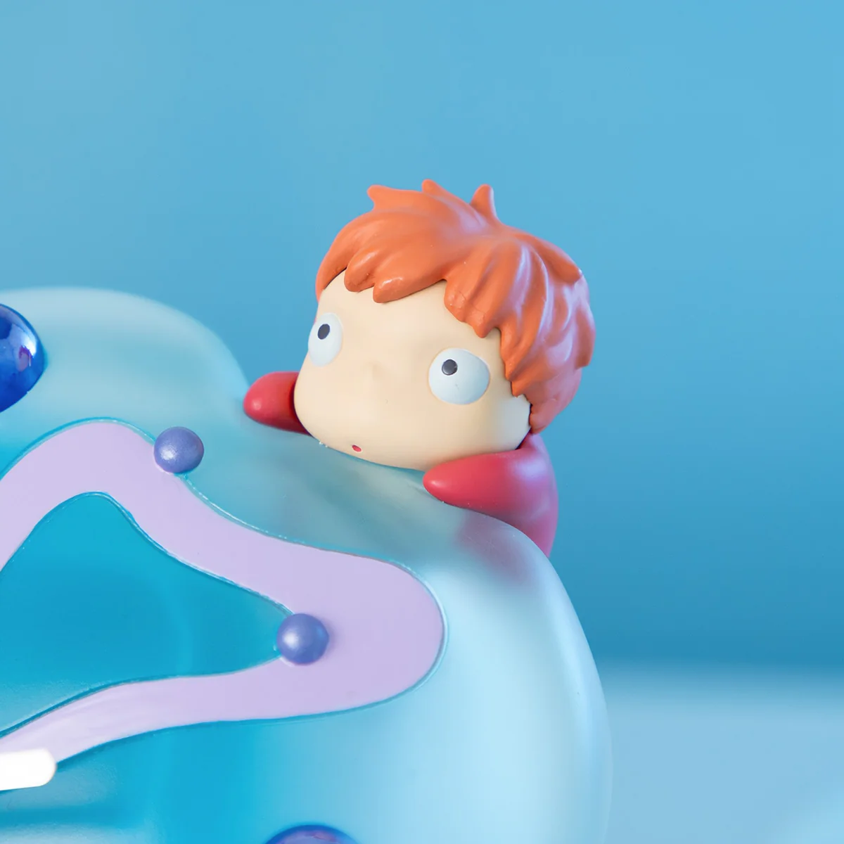 Studio Ghibli Ponyo Jellyfish Mini Desk Clock Japan Anime Cute Gift Room Decor