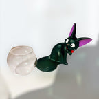 Studio Ghibli Kiki’s Delivery Service Jiji Glass Holder Rare Colletable