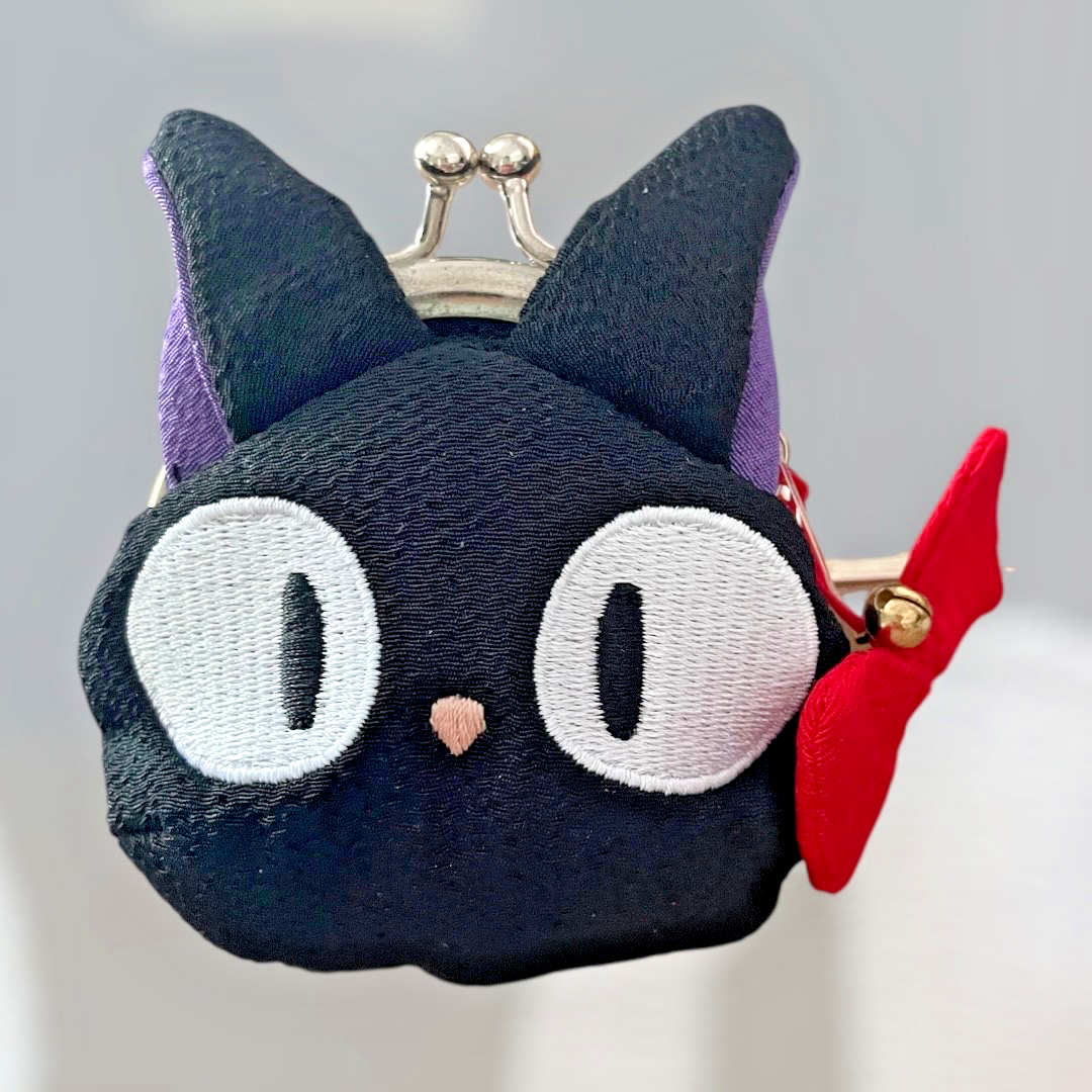 Studio Ghibli Kiki’s Delivery Service Jiji Polka Dot Retro Coin Purse Rare