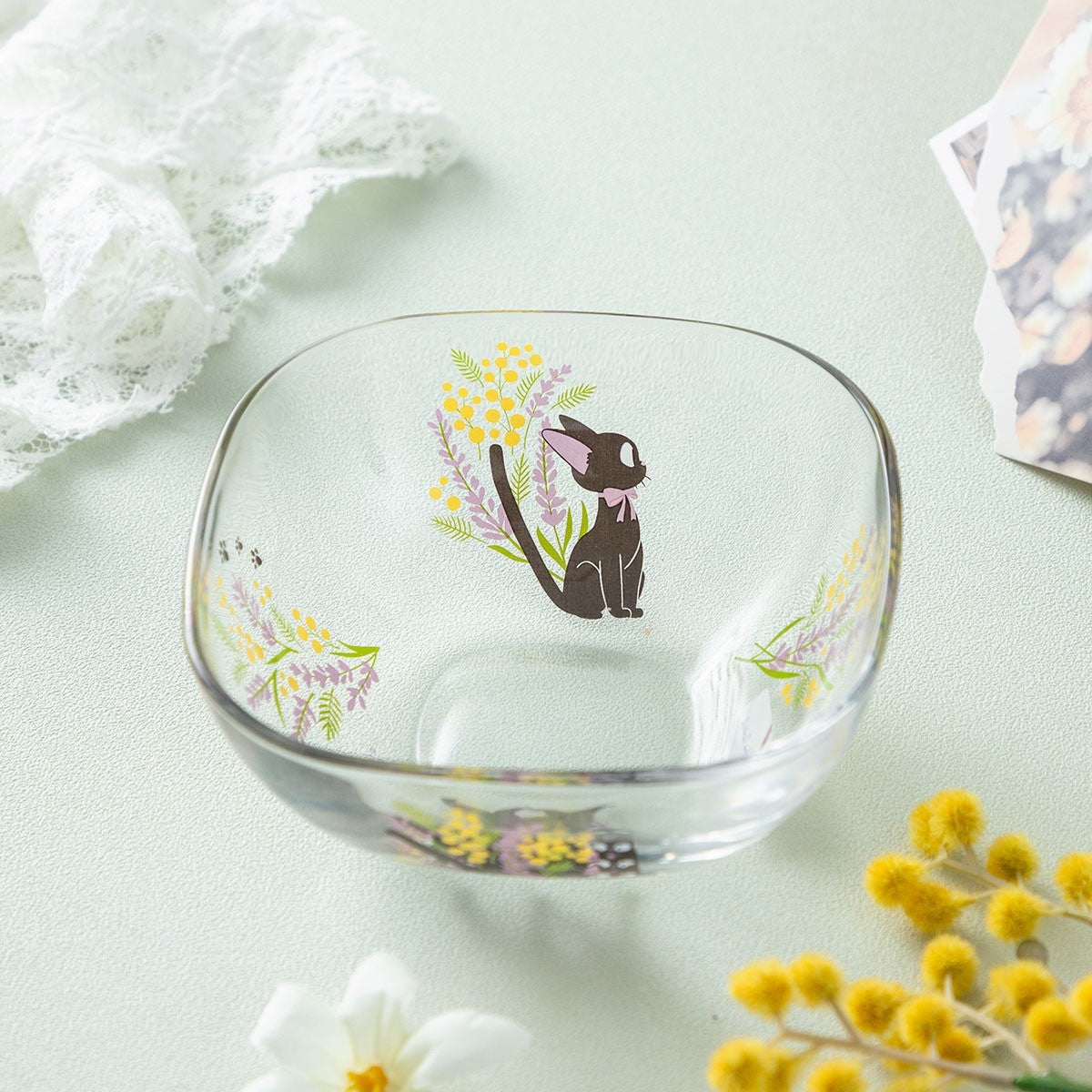 Studio Ghibli Kiki’s Delivery Service Jiji Flower Bouquet Complete Tea Set