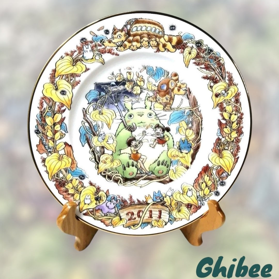 Rare Studio Ghibli Noritake Totoro Memorial Collector Plate 1997–2013 Official