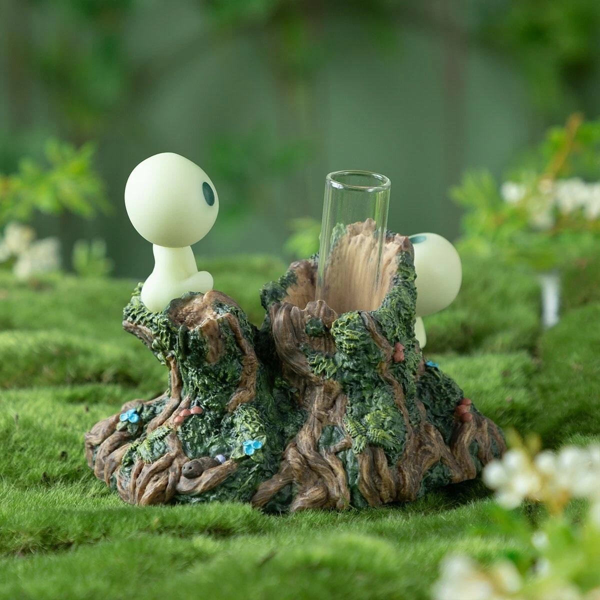 Studio Ghibli Princess Mononoke Kodama Glow Dark Mini Vase Anime Decor Gift
