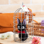 Studio Ghibli Kiki’s Delivery Service Plush Gigi in Basket M Size Official Japan