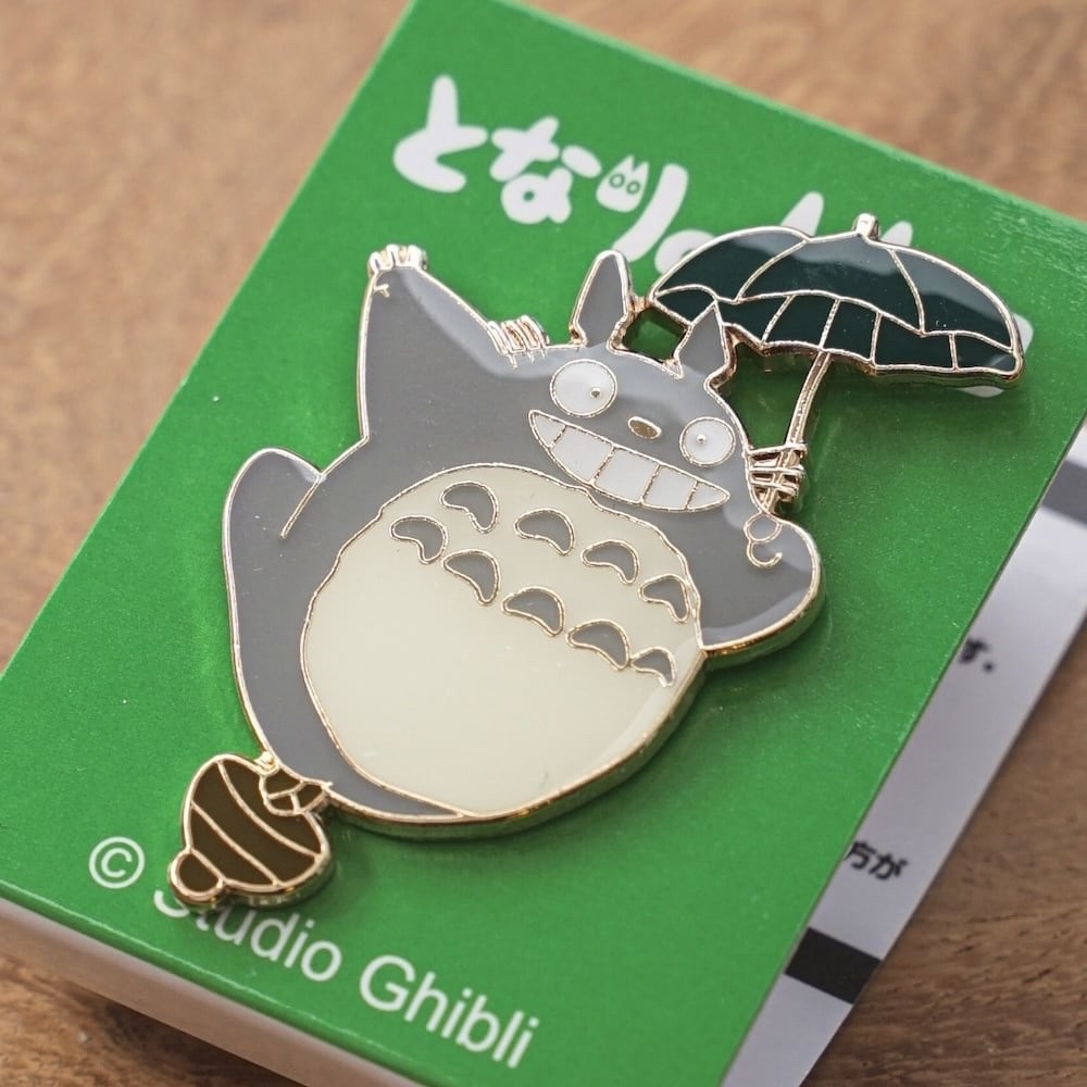 Official Studio Ghibli Ename Pin Badge 38 Designs Totoro Howl Ponyo & More Japan