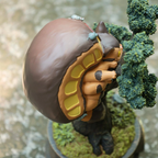 Studio Ghibli My Neighbor Totoro Diorama Clock Catbus & Satsuki Mei on Pine Tree