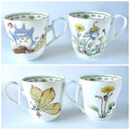 Studio Ghibli Noritake Totoro Bone China Mug Set Mushroom & Grass Motif Gift Box