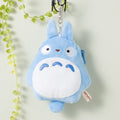 Studio Ghibli Totoro Jiji Reel Pass Case Card Holder Zipper Pouch Keychain