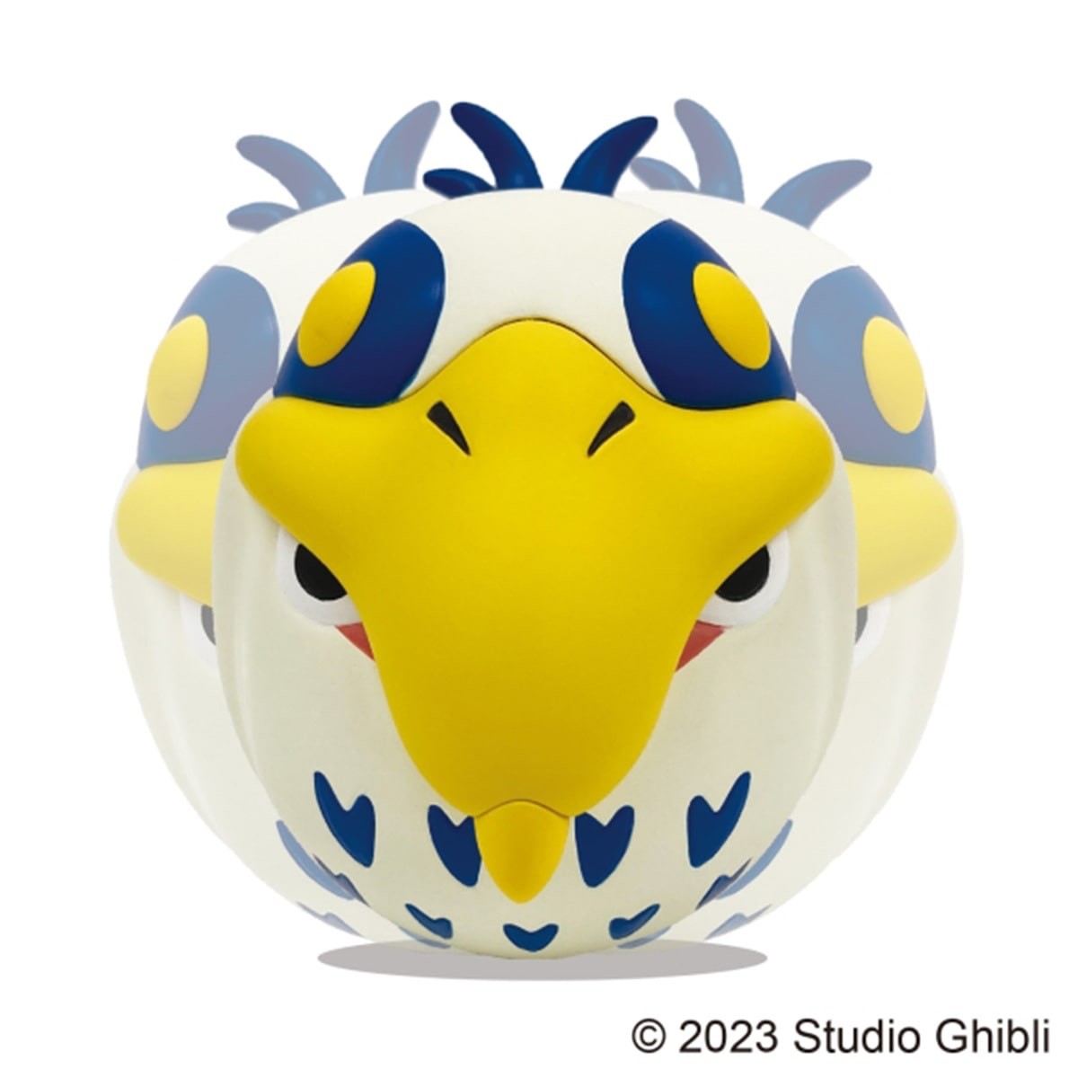 Studio Ghibli The Boy and the Heron Blue Heron Roly-Poly Mascot Figure by Ensky