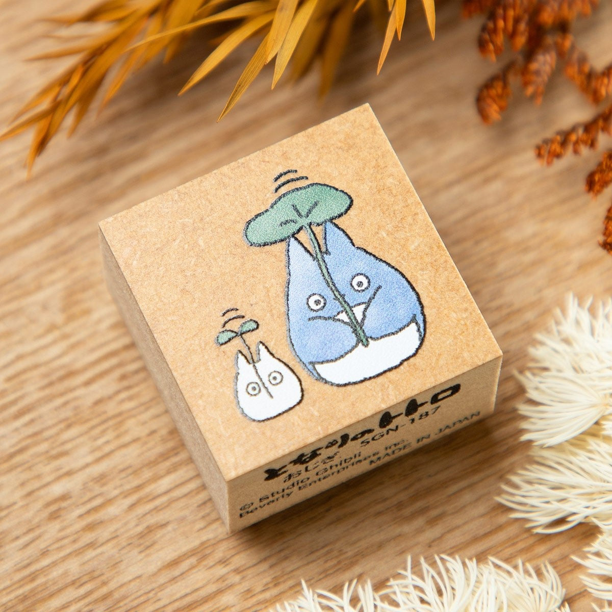 Studio Ghibli Stamp Set Totoro Kiki Jiji Spirited Away Rubber Stamps Japan